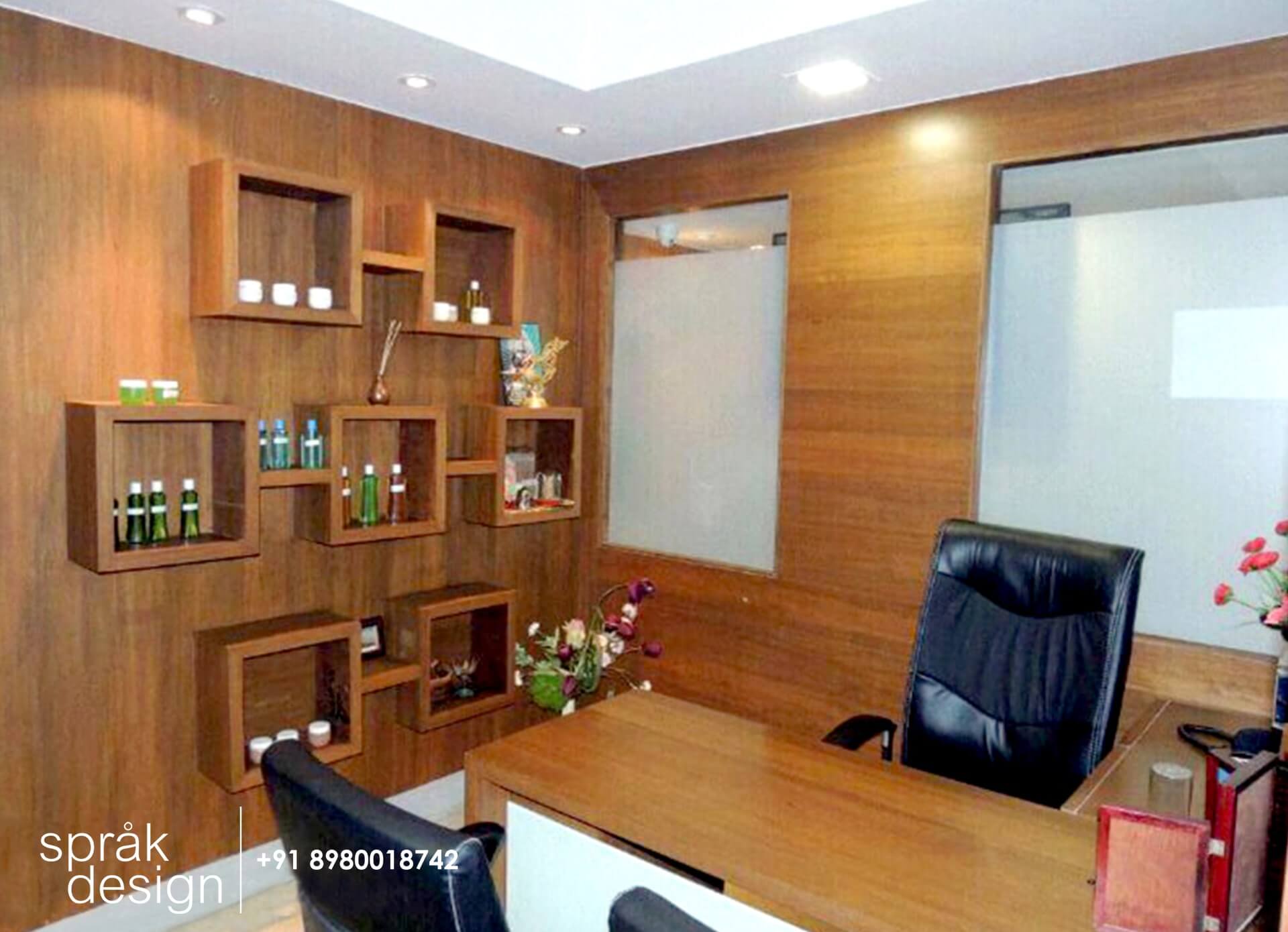 ved hospital interior design cabin 3