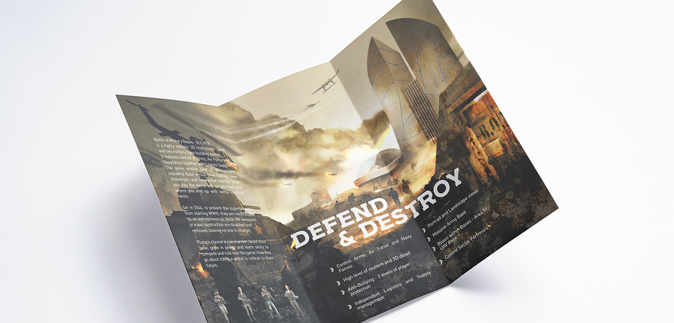 Game Brochure Design Services From The Best Sprak Design