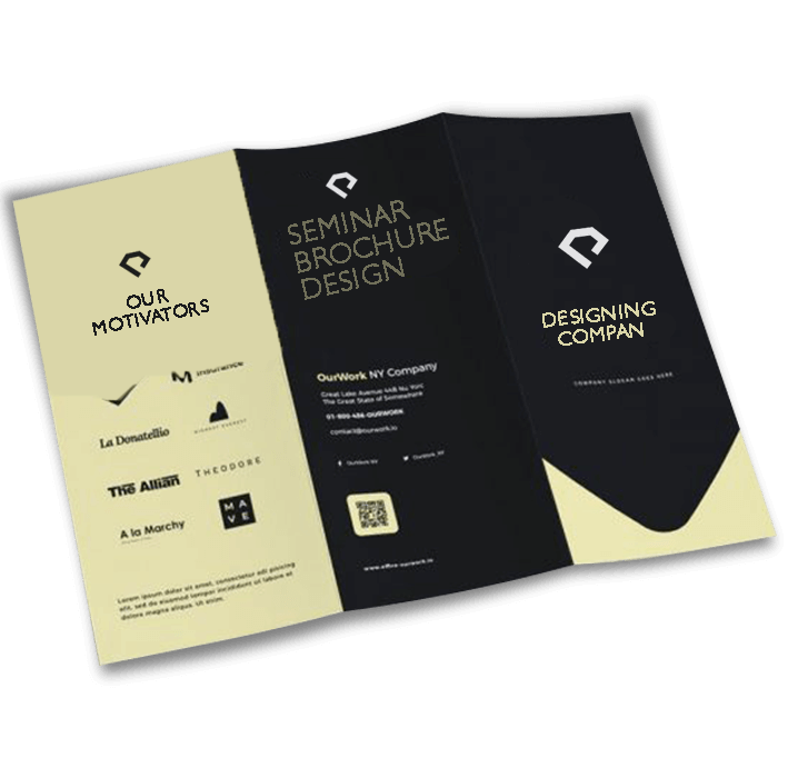 seminar brochure design service