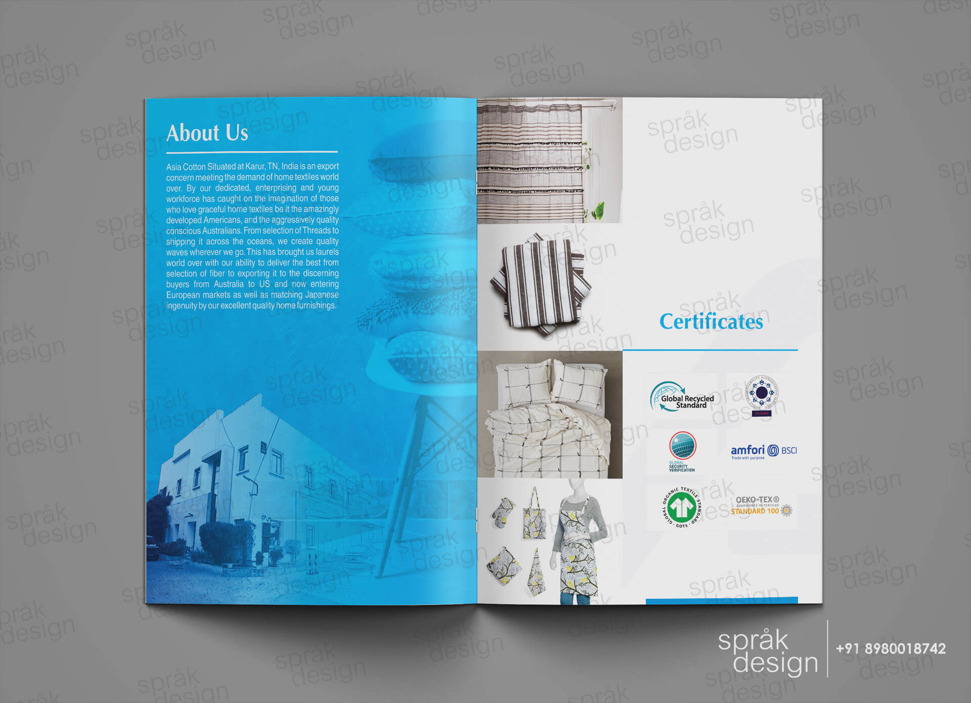 Asia Cotton Brochure Design