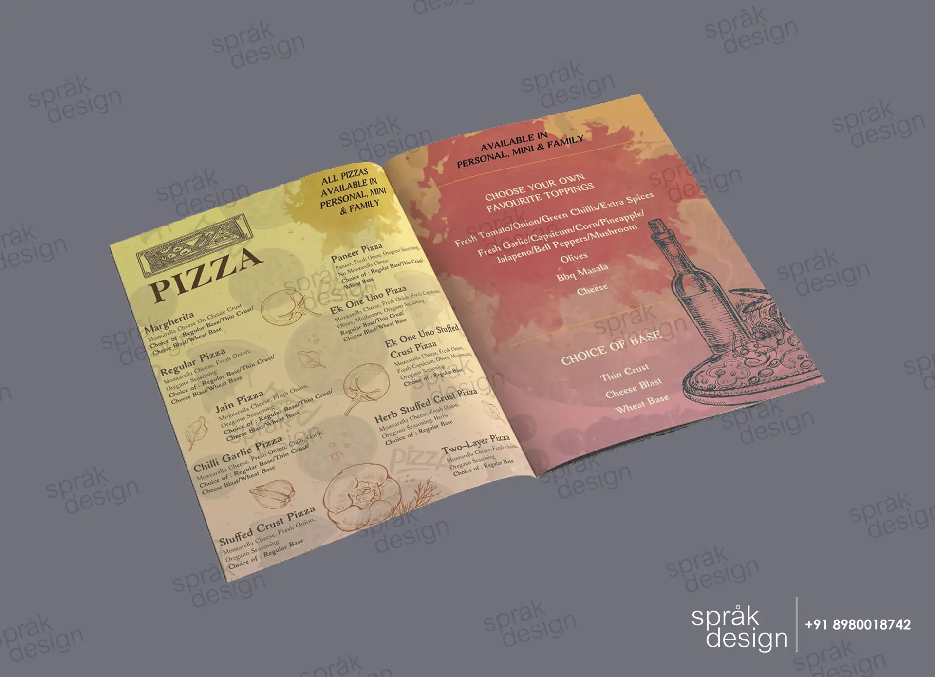 Ek One Uno Classic- Menu Design-2