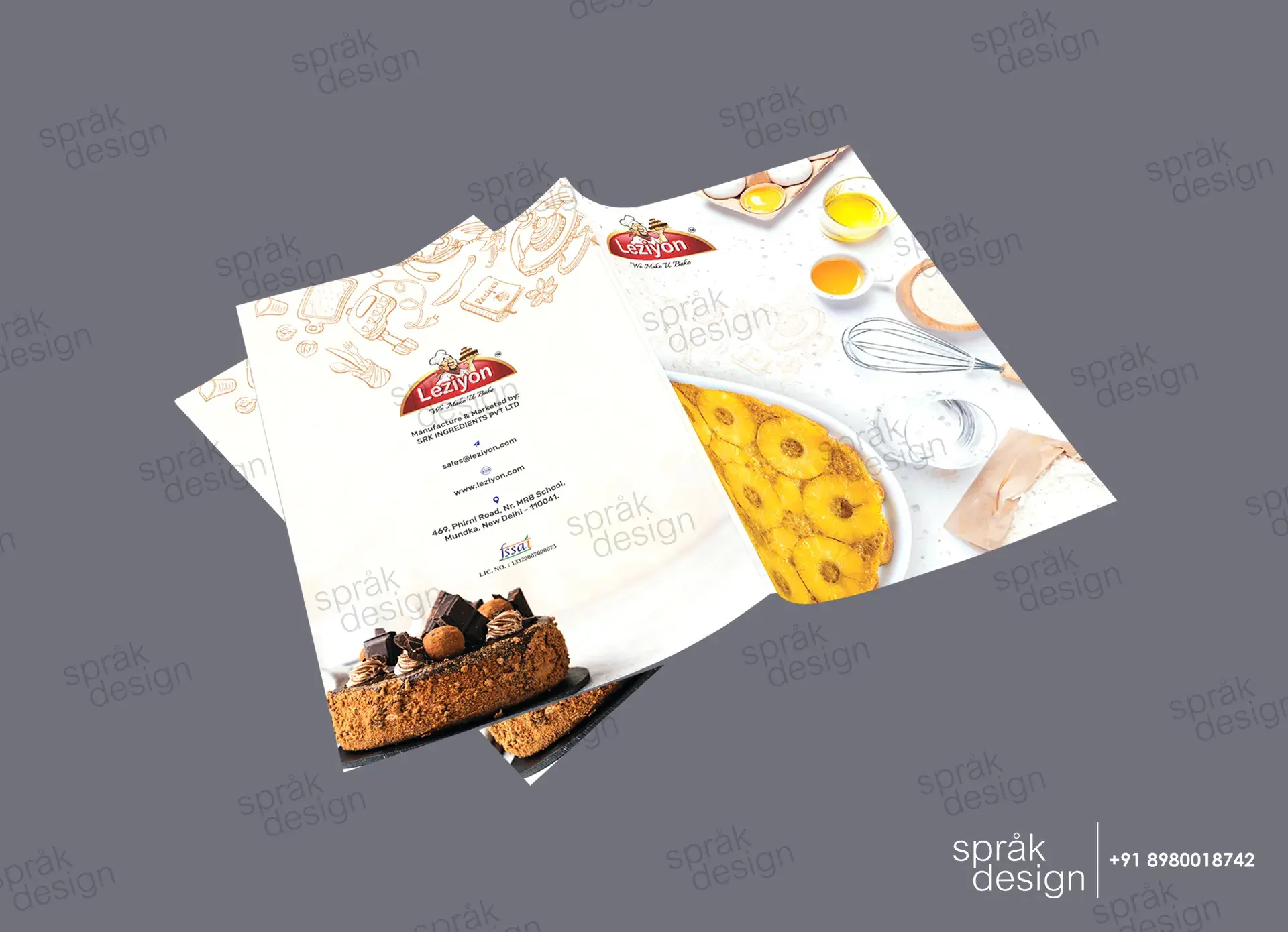 Leziyon Menu & Packaging Design- 2