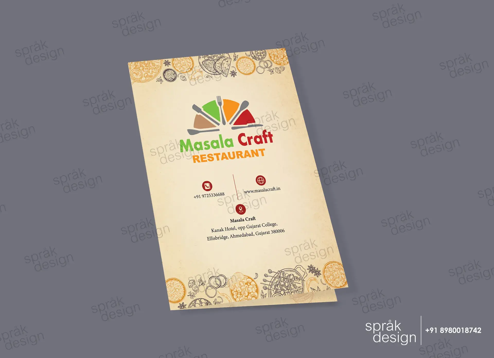 Masala Craft-Menu Design-1