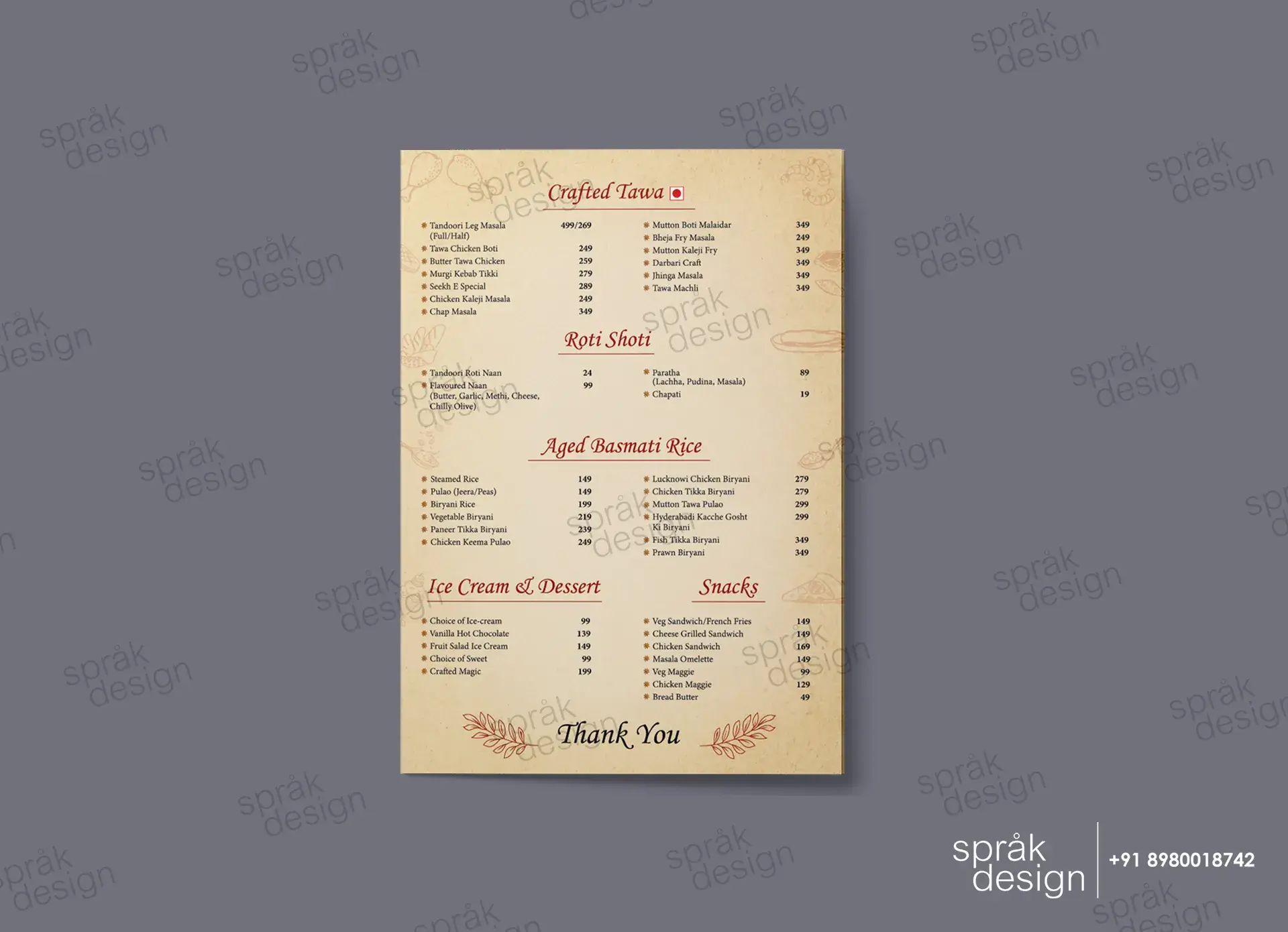 Masala Craft-Menu Design-4