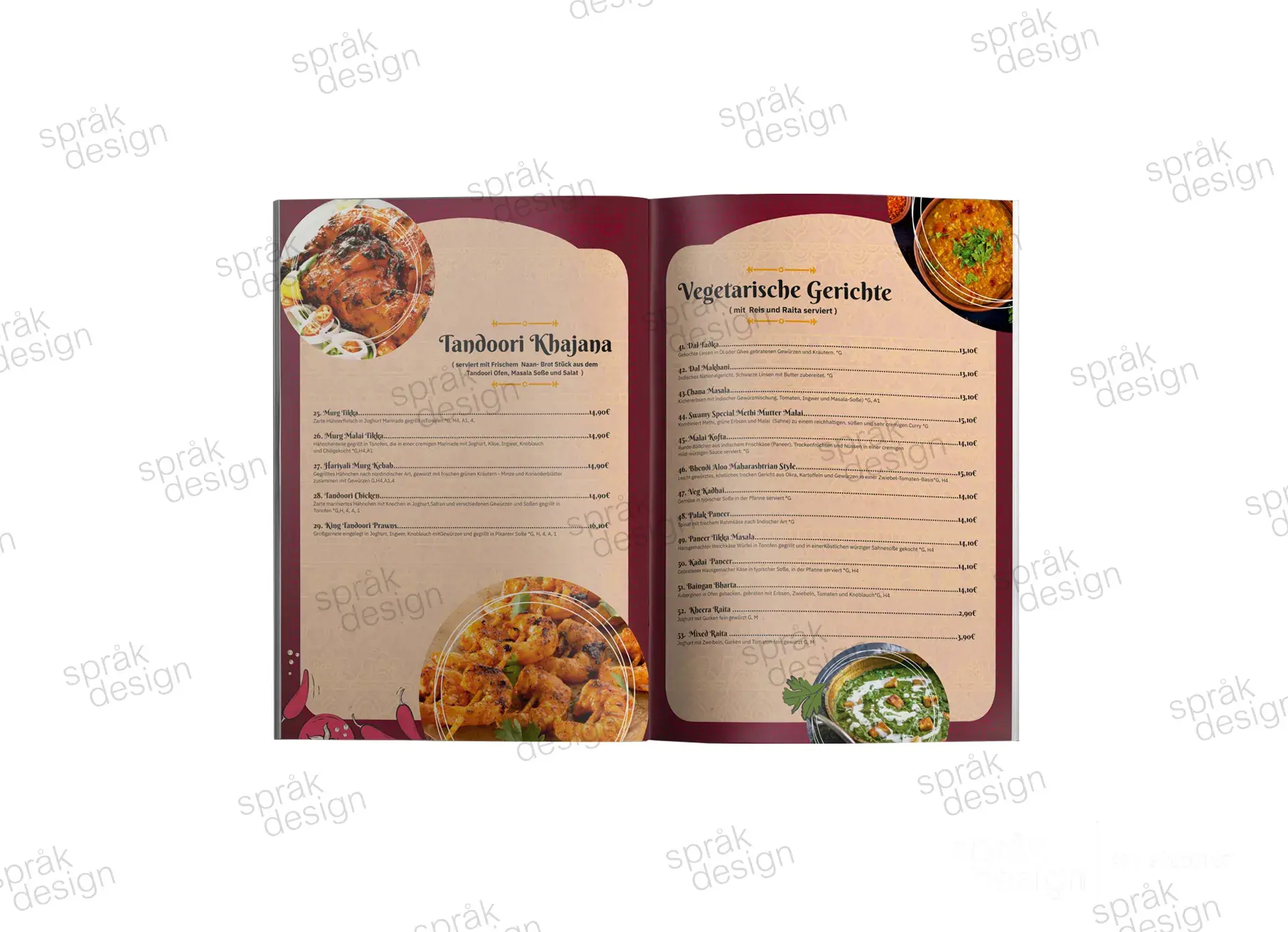 Swamy Restaurant-Menu Design-1